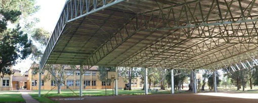 Wade Highschool covered outdoor learning area in NSW Australia